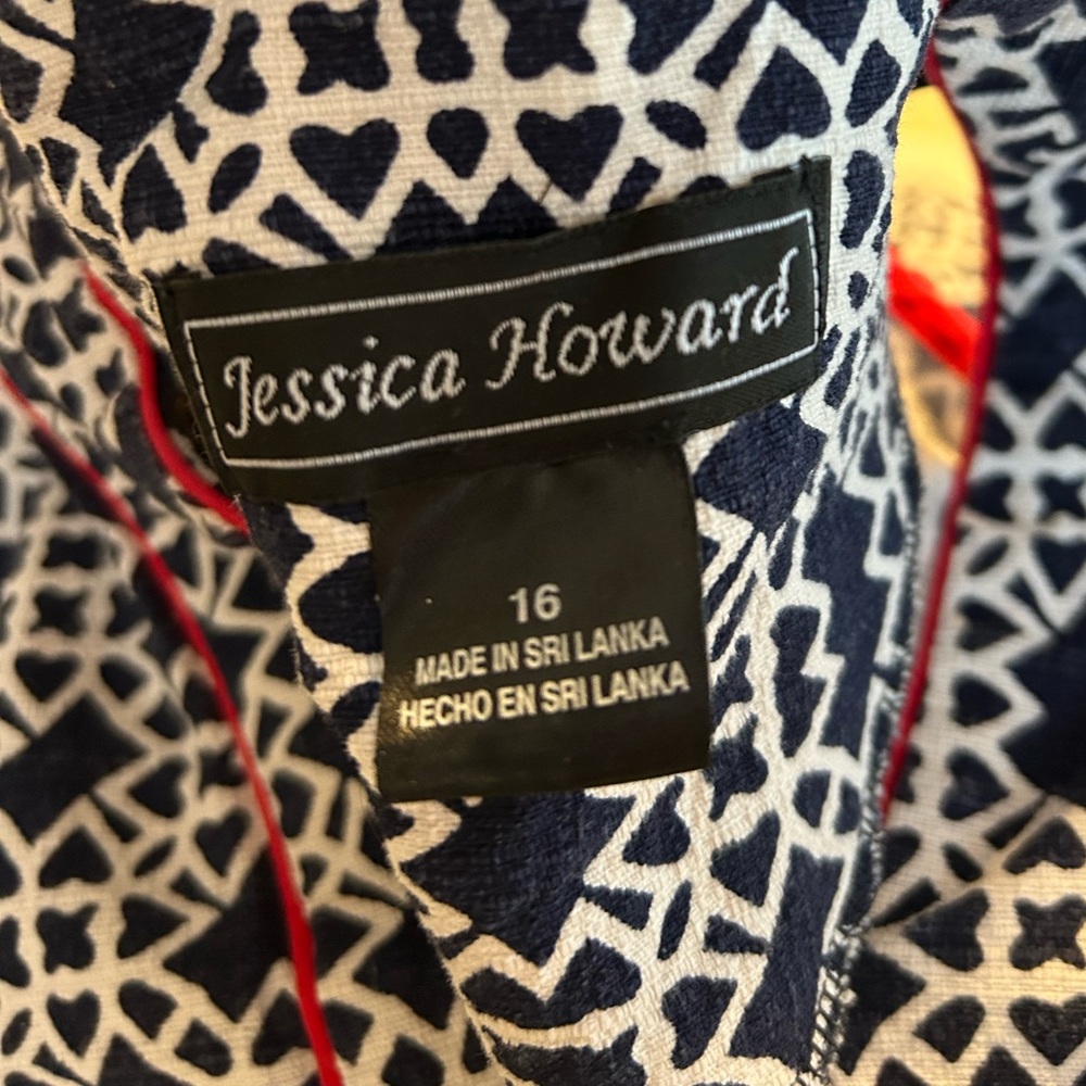 Jessica Howard Floral Embroidered Sheath Dress – Size 16 - Picture 2 of 6
